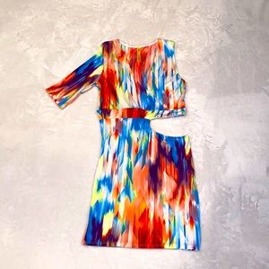 Codigo-Multicolored mini dress